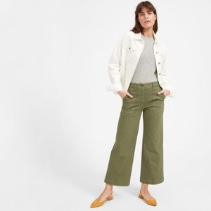 Everlane Wide Leg Crop Utility Pant